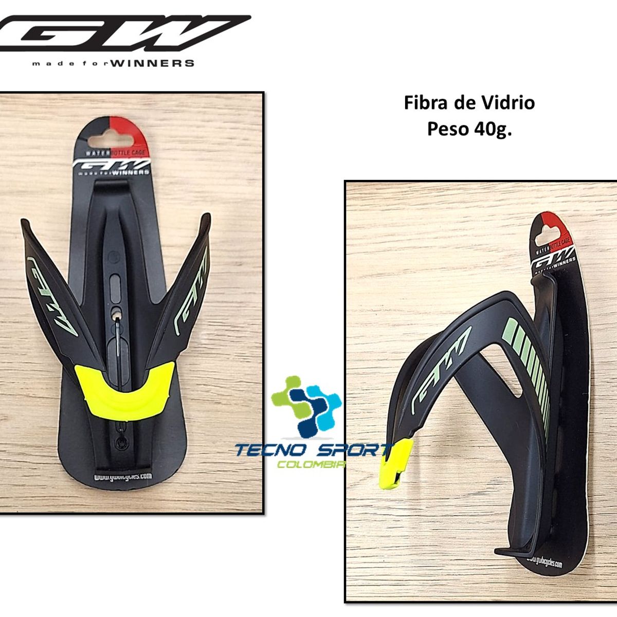 GW - Portacaramañola + Caramañola Térmica Bicicleta Ciclismo