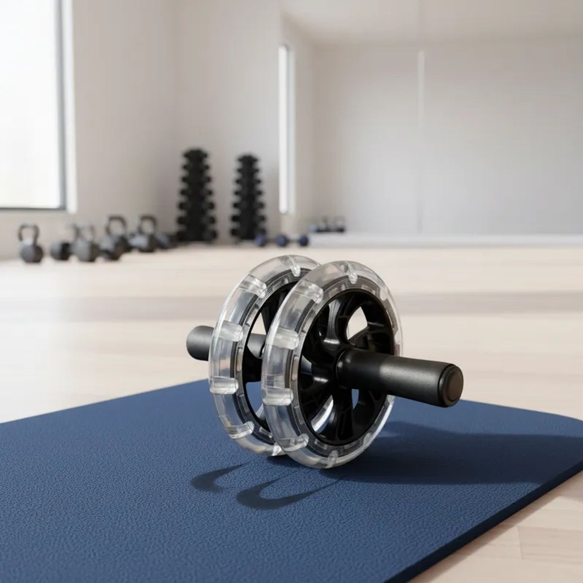 GENERICO - RODILLO ABDOMINAL RUEDA EN GOMA PARA ABDOMINALES ABDOMEN