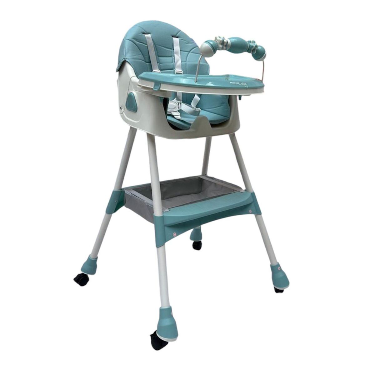 GENERICO - Silla Comedor Bebe 2 En 1 Reclinable Plegable Doble Bandeja