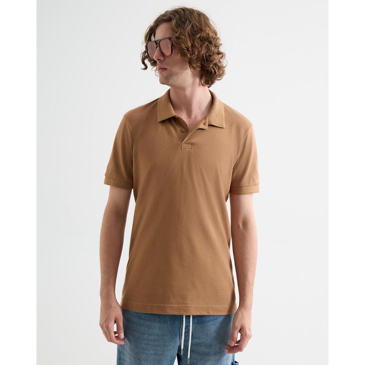 SEVEN SEVEN - Polo De Hombre  Color Café Marca Seven Seven #45110861