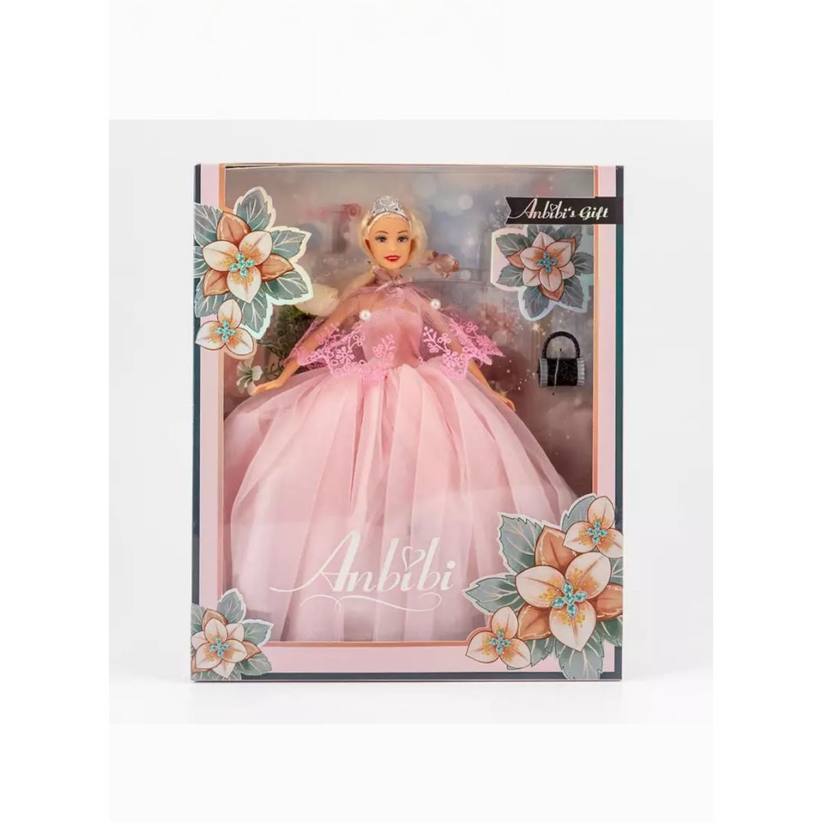 GENERICO - muñeca juguete muñeca con vestido rosa