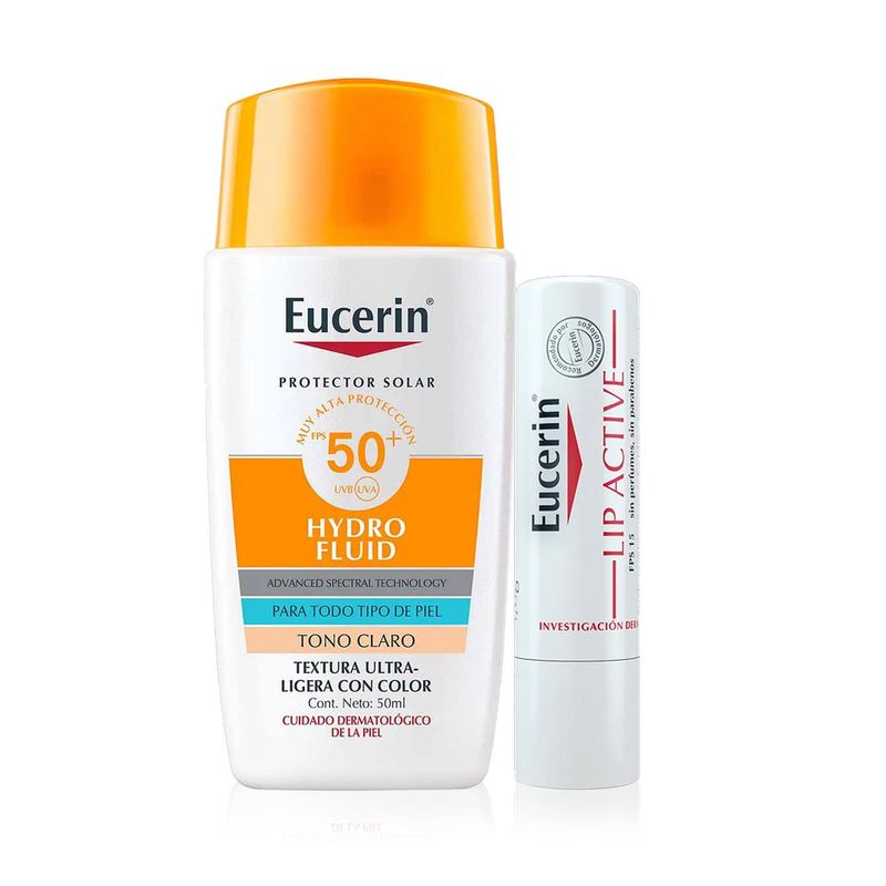 EUCERIN - Protector Labial Eucerin Ph5+Protector Solar Hydro Fluid Claro FPS50