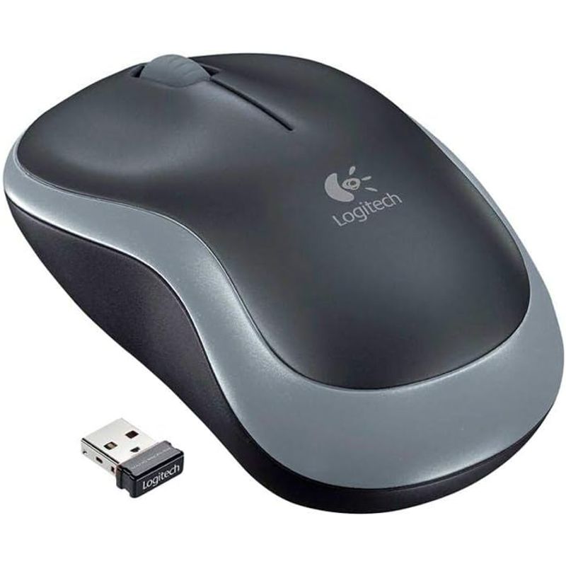 LOGITECH - Mouse inalámbrico, conexión eficiente, modelo M185
