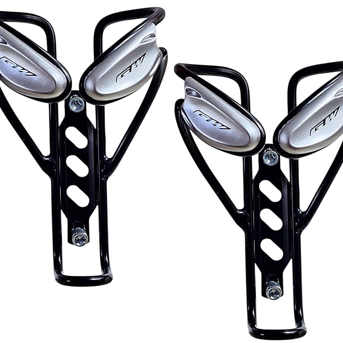 GW - Porta Caramañola Bicicleta Gw Soporte Aluminio X2 Unidades