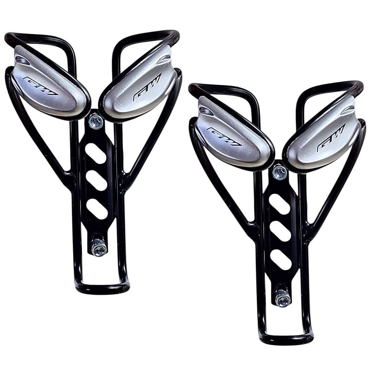 GW - Porta Caramañola Bicicleta Gw Soporte Aluminio X2 Unidades