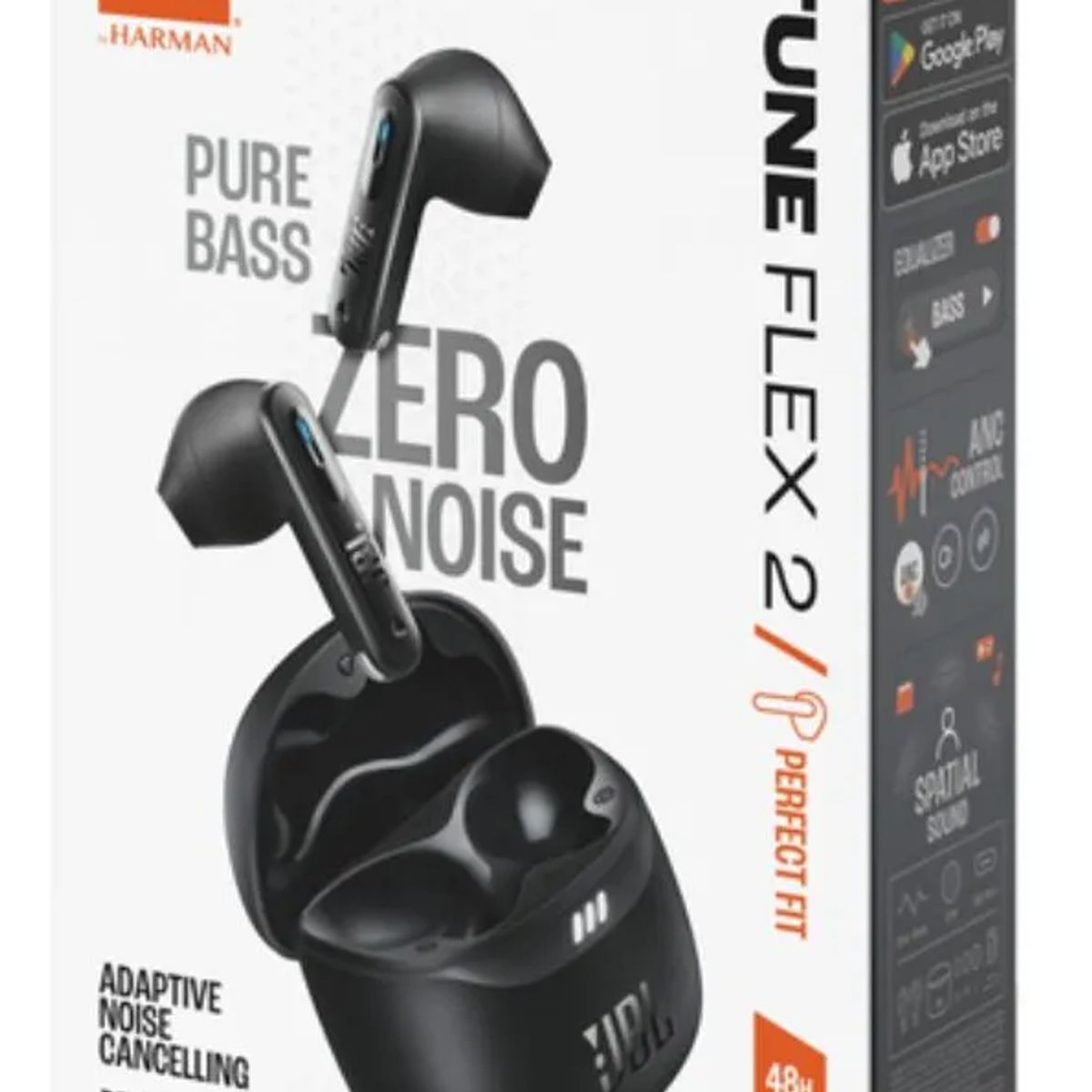 JBL - Audifonos Inalambrico Bluetooth Jbl Tune Flex 2 Negro