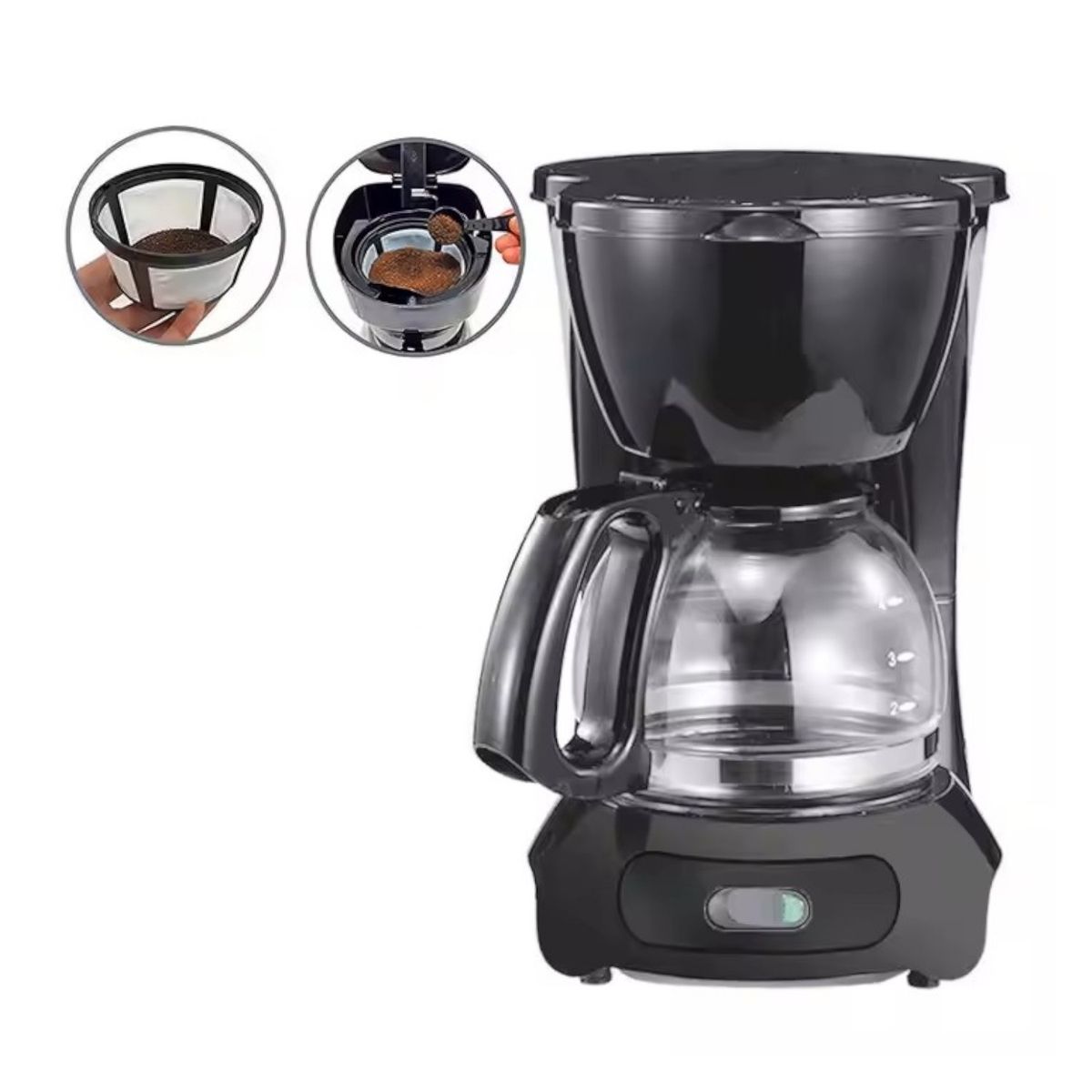 GENERICO - Cafetera 6 Tasas Para Facil Preparacion En Casa