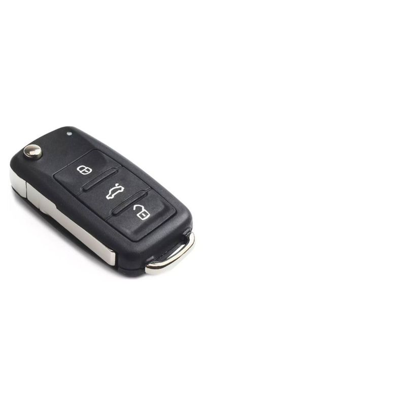 GENERICO - Carcasa Llave Volkswagen 3 Botones Amarok Gol Tiguan Saveiro