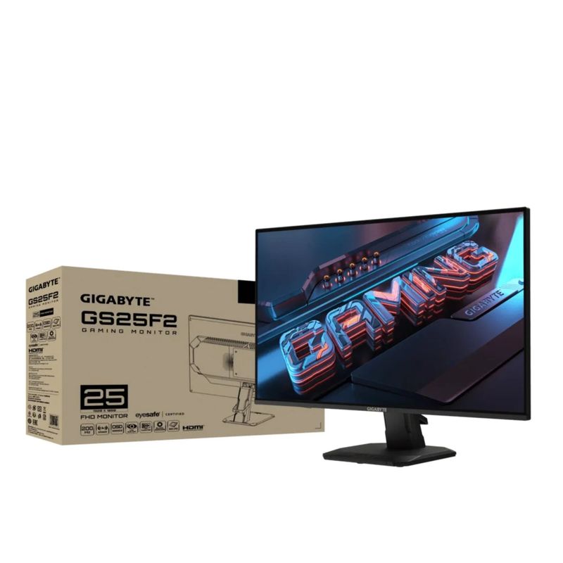 GIGABYTE - Monitor 24.5 Gigabyte Gaming Gs25f2 Ips 200hz