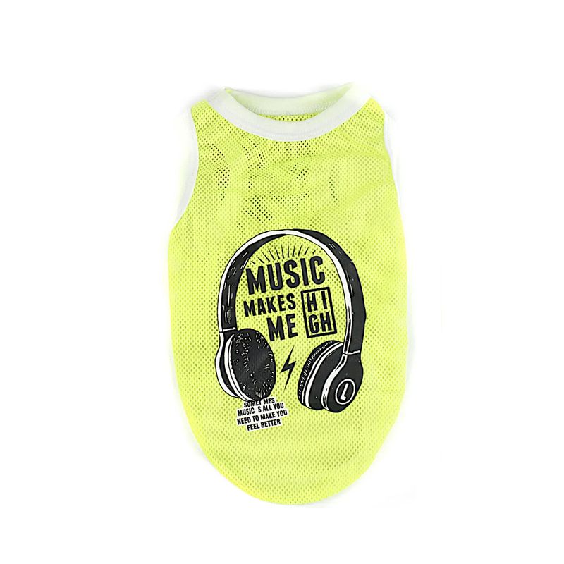 GENERICO - Camisa En Malla Para Mascotas Verde Talla M