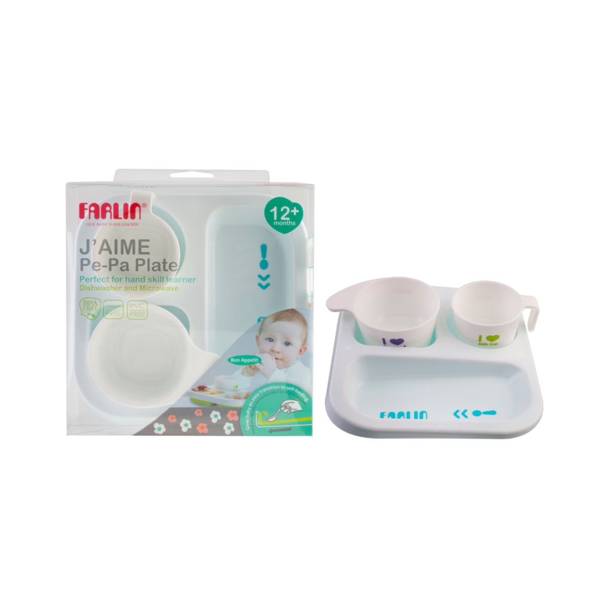 GENERICO - SET PLATOS FARLIN AZUL