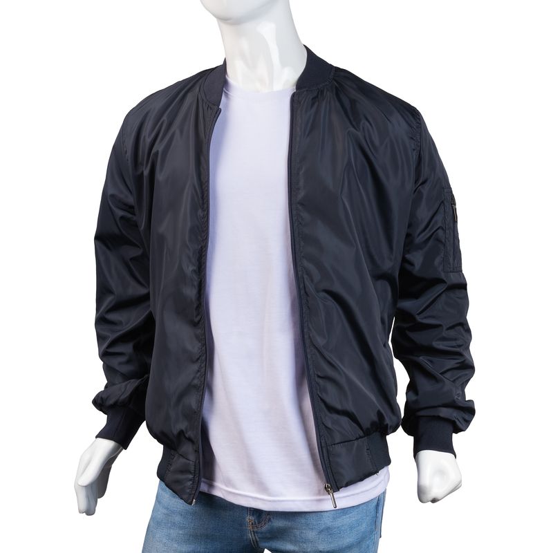 ALMA DE AVIADOR - Chaqueta Bomber Light Hombre Azul Osc Alma de Aviador