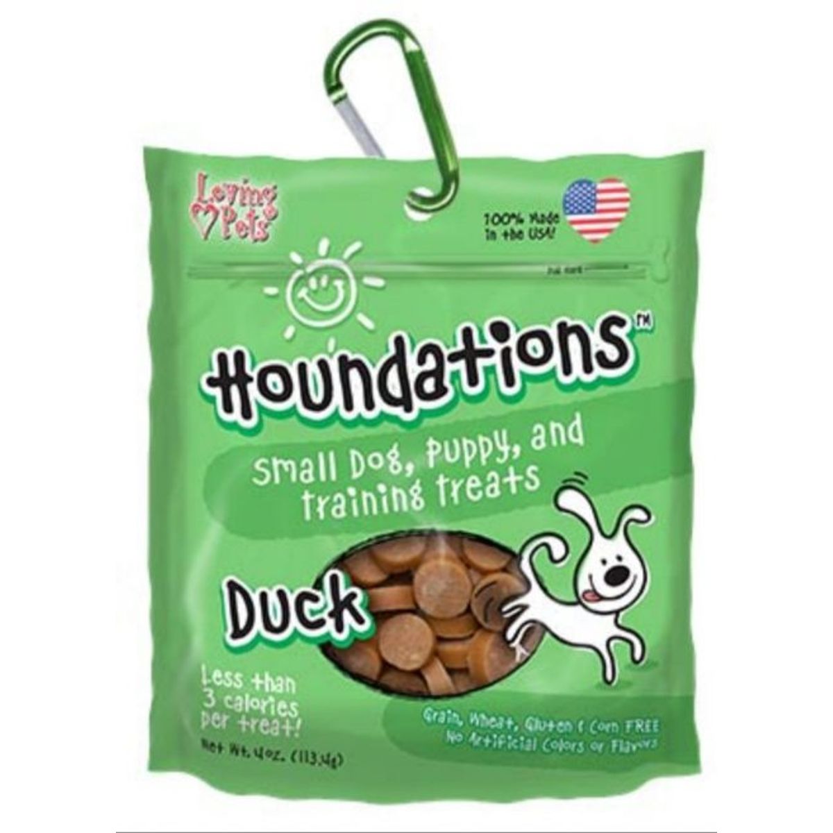 CATLIKE - Snack Houndatiosn Dog Snack Pato 4Oz