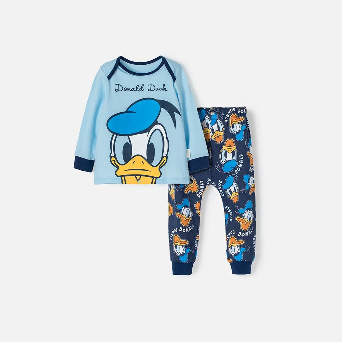 DISNEY - Pijama Pato Donald pantalón largo bebé niño