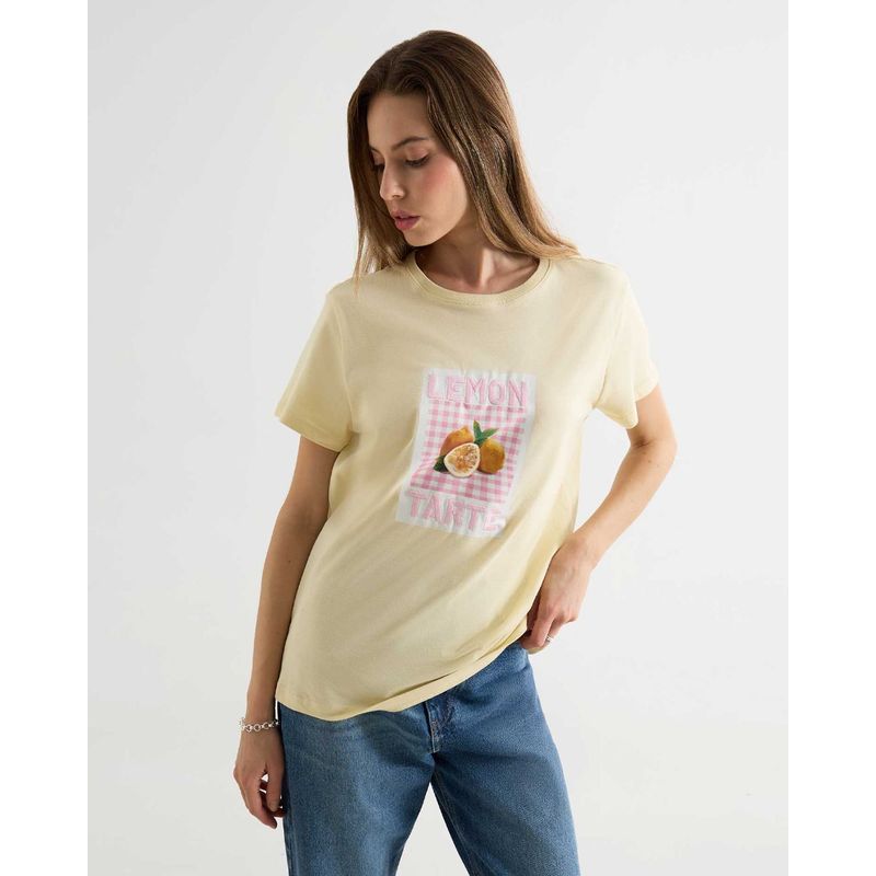 SEVEN SEVEN - Camiseta De Mujer  Amarillo Marca Seven Seven #28096363