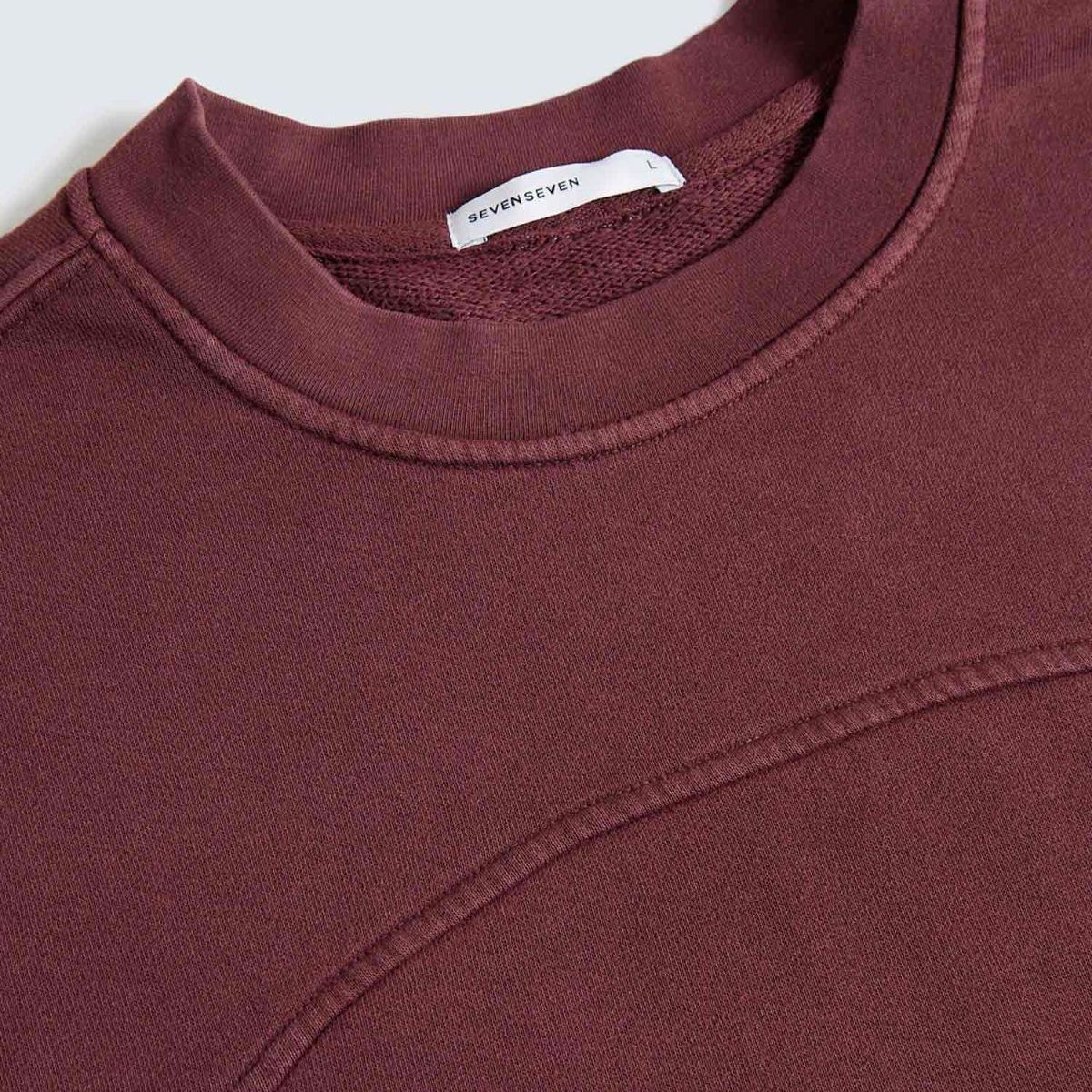 SEVEN SEVEN - Buzo Para Hombre Cuello Redondo Color Vino Marca Seven Seven #45060695