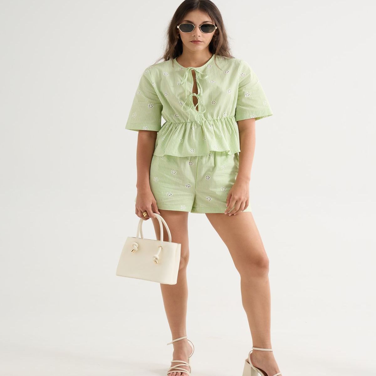 SEVEN SEVEN - Blusa Para Mujer Manga Corta Color Verde Marca Seven Seven #28124044