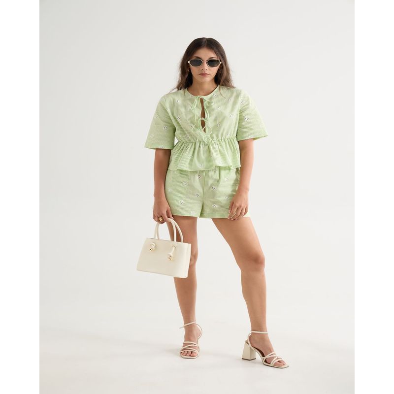 SEVEN SEVEN - Blusa Para Mujer Manga Corta Color Verde Marca Seven Seven #28124044