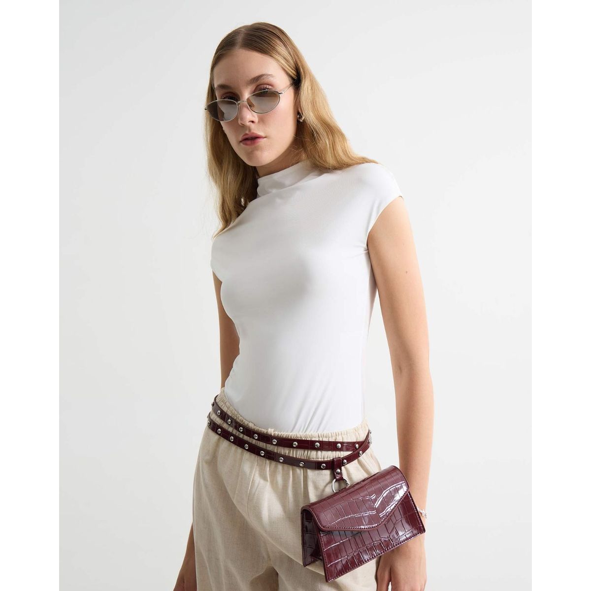 SEVEN SEVEN - Camiseta De Mujer  Color Crudo Marca Seven Seven #28096341