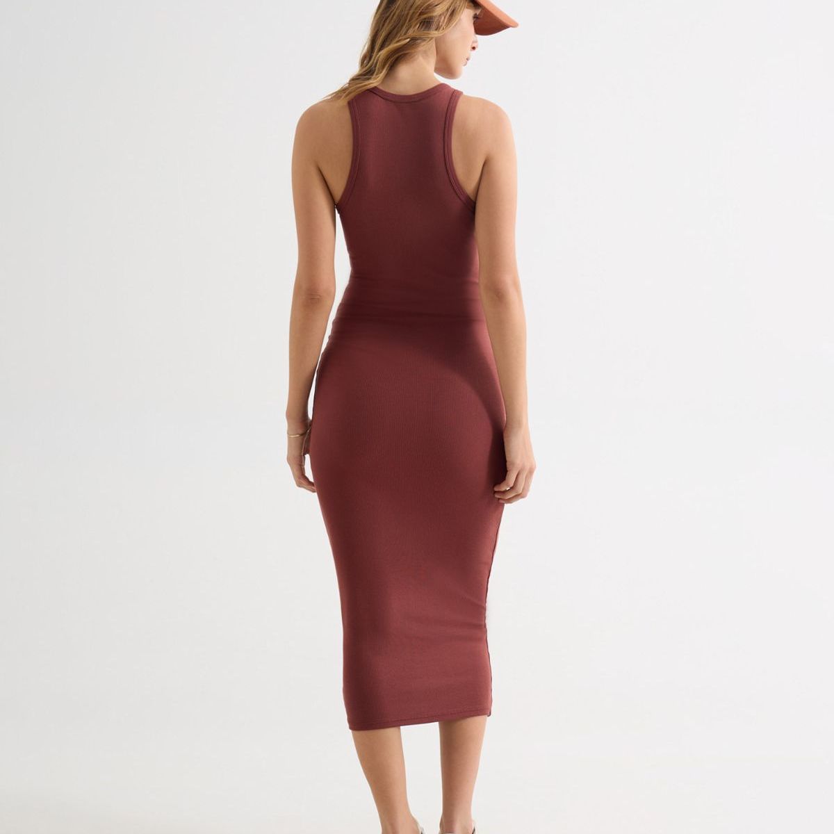 SEVEN SEVEN - Vestido Para Mujer M/Sisa Largo Color Terracota Marca Seven Seven #28171424