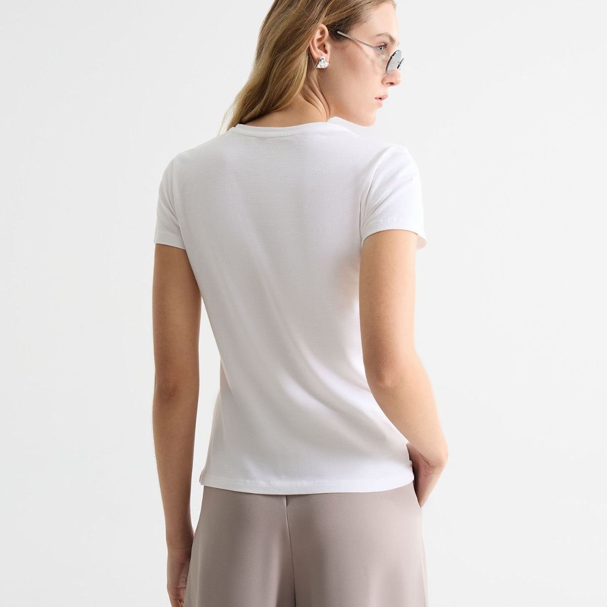 SEVEN SEVEN - Camiseta De Mujer  Color Crudo Marca Seven Seven #28096370