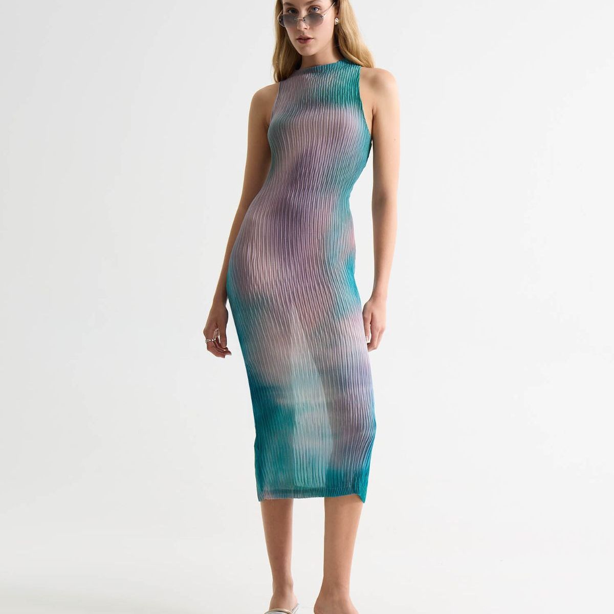 SEVEN SEVEN - Vestido Para Mujer M/Sisa Medio Color Azul Marca Seven Seven #28171401