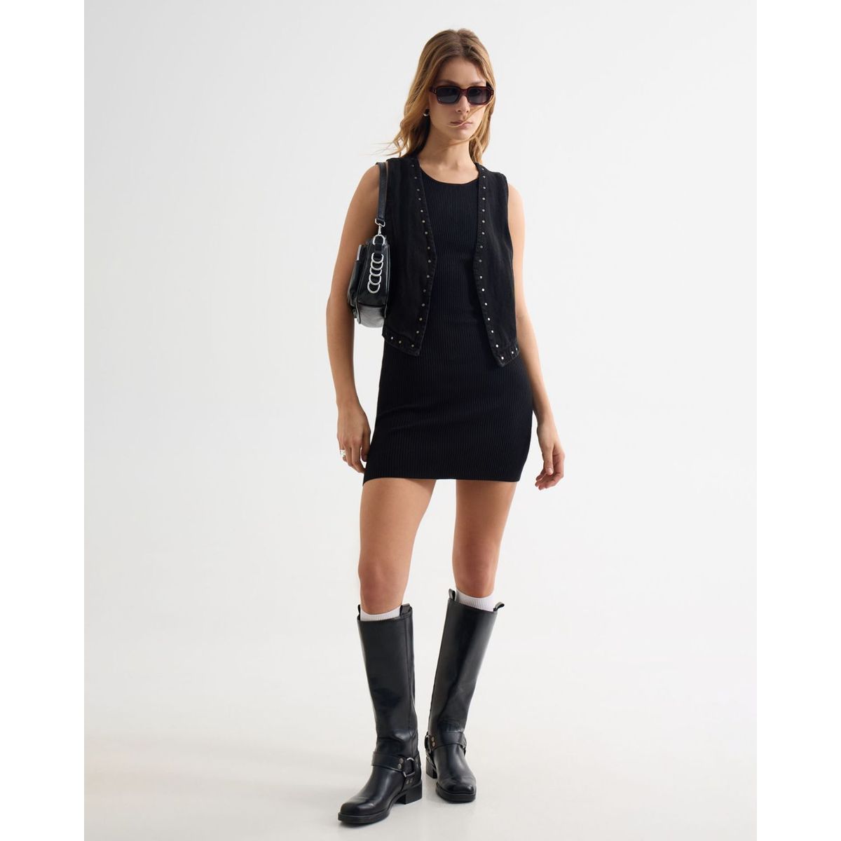 SEVEN SEVEN - Vestido Para Mujer M/Sisa Corto Color Negro Marca Seven Seven #28171400