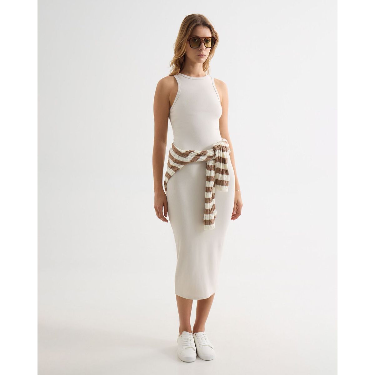 SEVEN SEVEN - Vestido Para Mujer M/Sisa Largo Color Marfil Marca Seven Seven #28171425