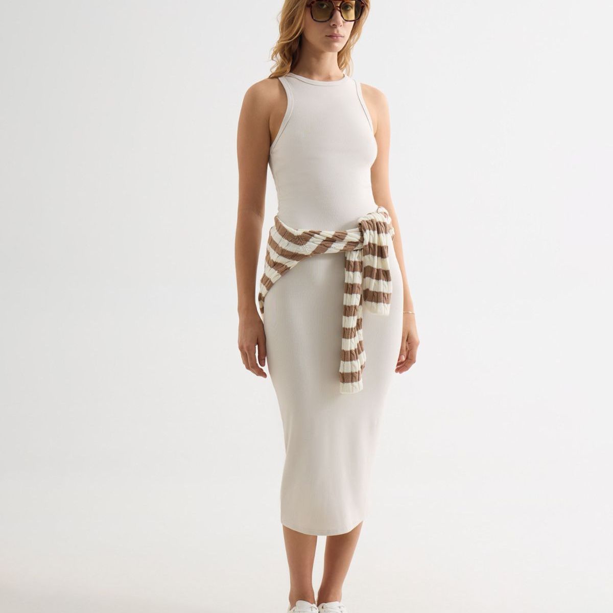 SEVEN SEVEN - Vestido Para Mujer M/Sisa Largo Color Marfil Marca Seven Seven #28171425