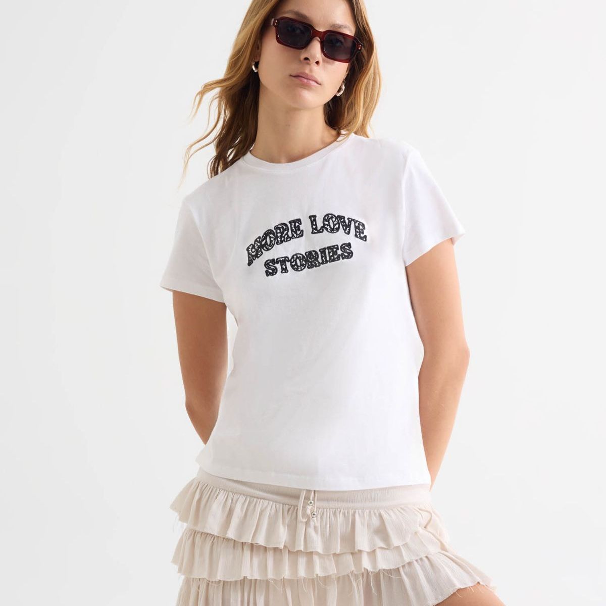 SEVEN SEVEN - Camiseta De Mujer  Color Crudo Marca Seven Seven #28096356