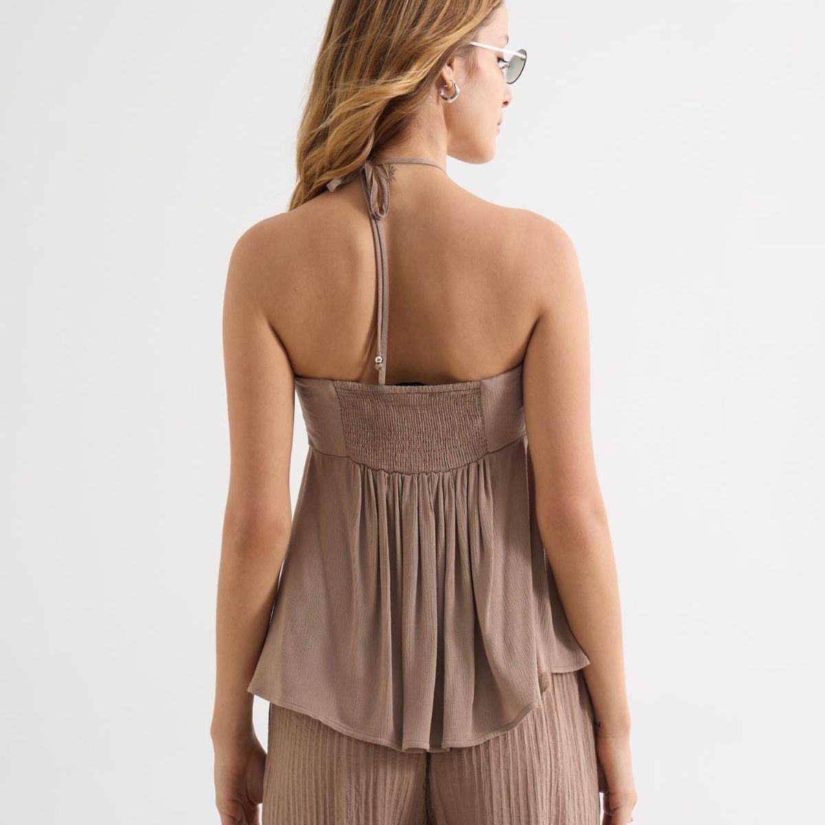 SEVEN SEVEN - Blusa Para Mujer Manga Sisa Color Café Marca Seven Seven #28124054