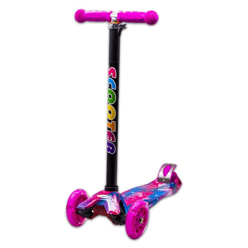 GENERICO - Monopatin Scooter Patineta Niñas Ruedas Con Luces Diseño