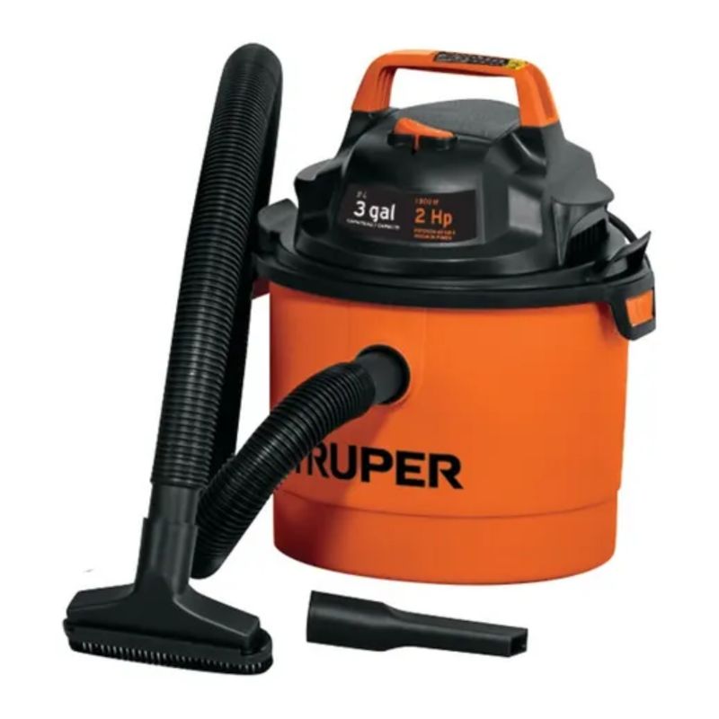 TRUPER - Aspiradora Truper Liquidos Y Solidos 3 Gal 11 ltrs Con Potencia De 2hp ASP-03