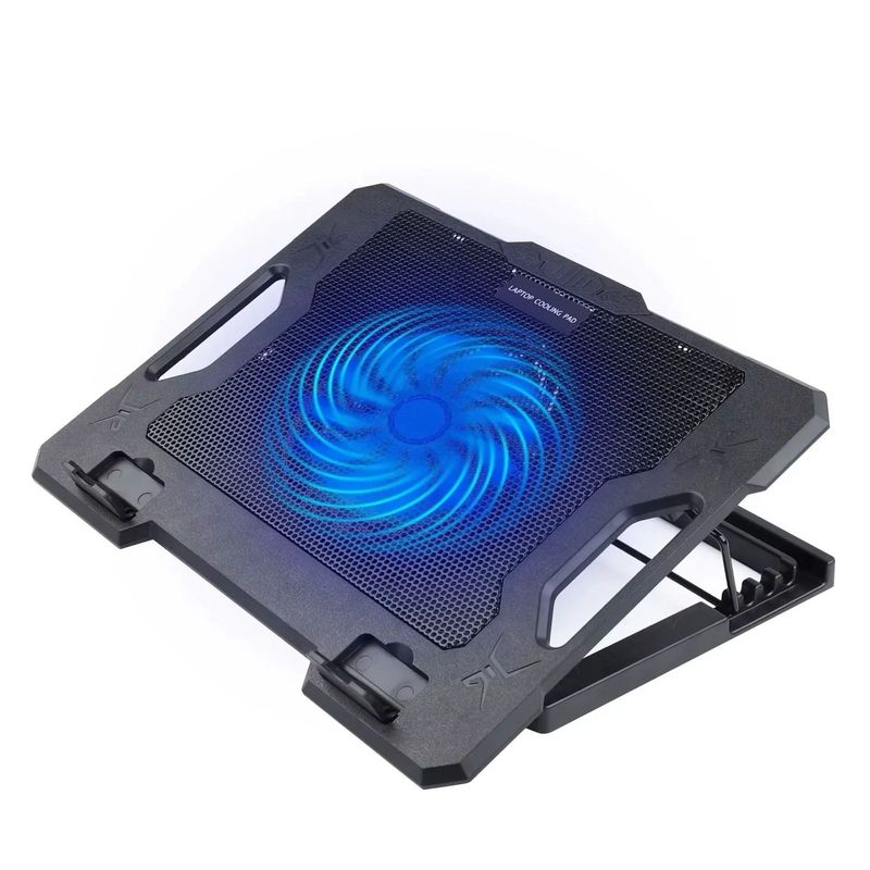 GENERICO - Base Refrigerante 1 Ventilador S-100 Nuevo Negro