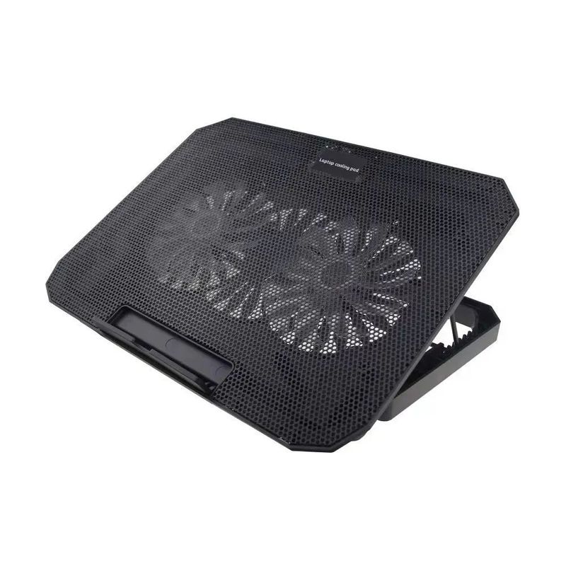 GENERICO - Base Refrigerante 2 Ventiladores N-99 Negro