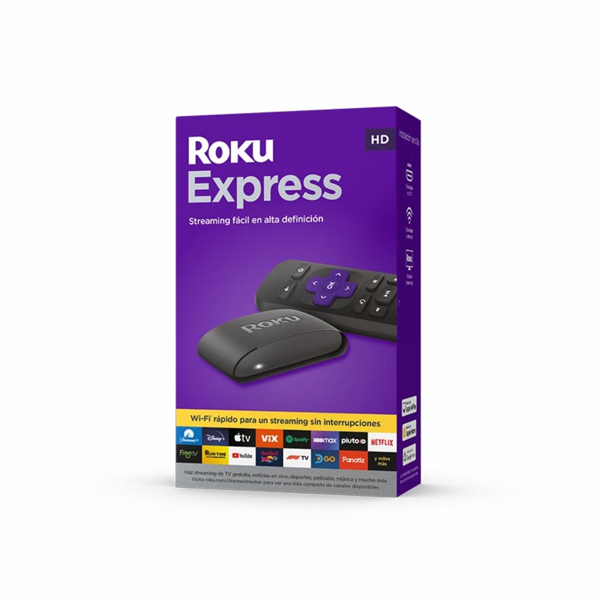 ROKU - Roku Express Dispositivo de transmisión HD con control remoto