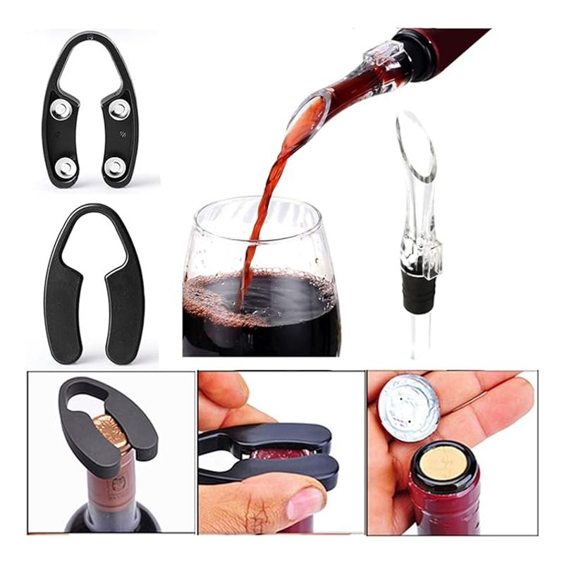 GENERAL - Set Somelier Sacacorchos Estuche Vino Botellas Brandeable