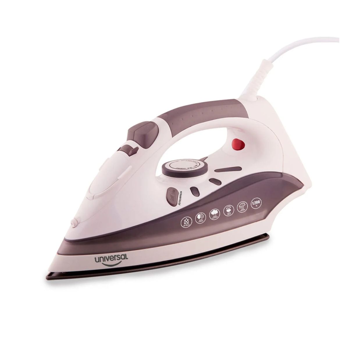 UNIVERSAL - Plancha de Ropa a Vapor 1200w Gris Universal L95600