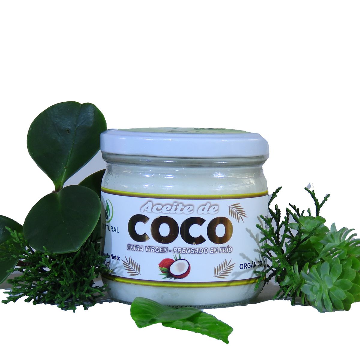 GENERICO - Aceite de coco orgánico extravirgen prensado frío x 1000ml