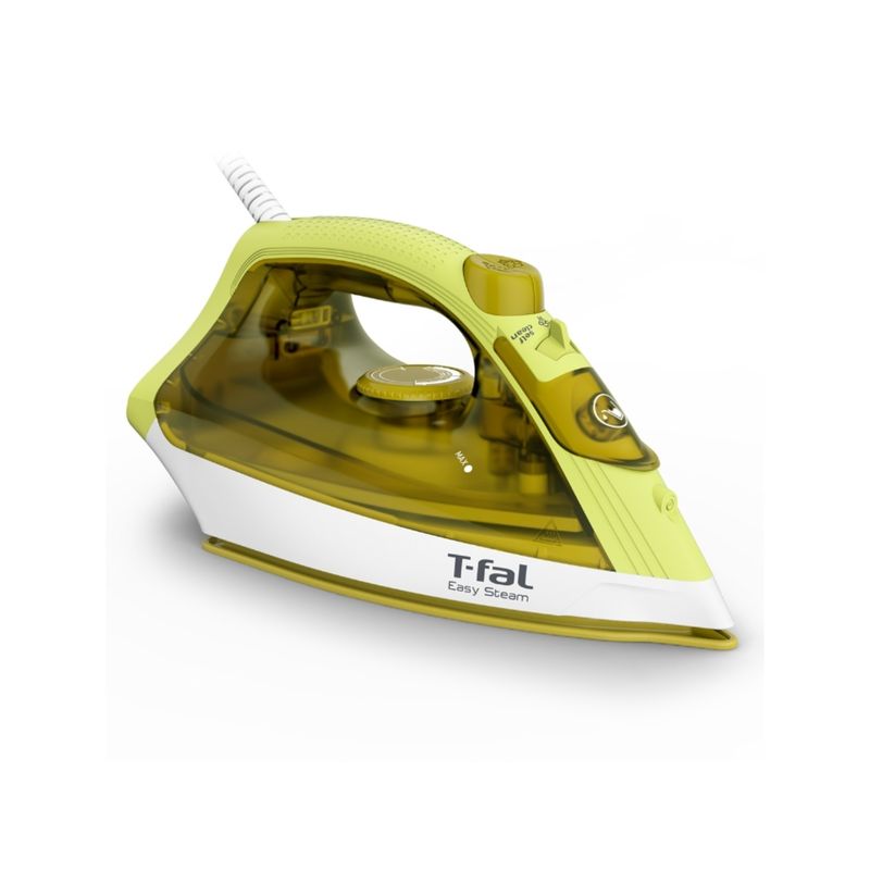 TEFAL - Plancha de Ropa a Vapor Tefal Easy Steam Ceramica Amarilla
