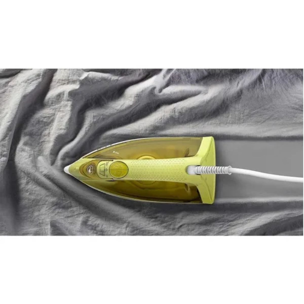 TEFAL - Plancha de Ropa a Vapor Tefal Easy Steam Ceramica Amarilla