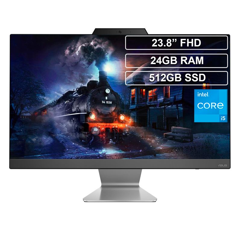 ASUS - Todo en uno AIO ASUS A3402 Core i5 1235U 24GB 512GB FHD 23.8