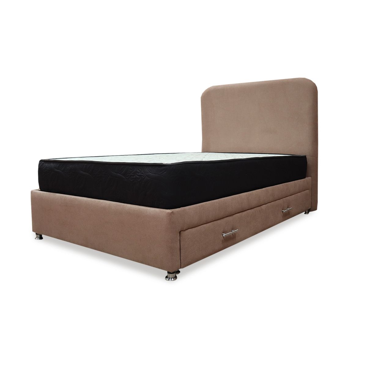 GENERICO - Combo Cama Tarima Nido Comfort 140 Doble Camel mas Espaldar