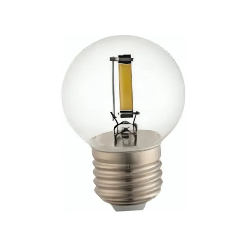 LEXMANA - Bombillo Led 1 Filamento Transparente G45 1w Luz Cálida