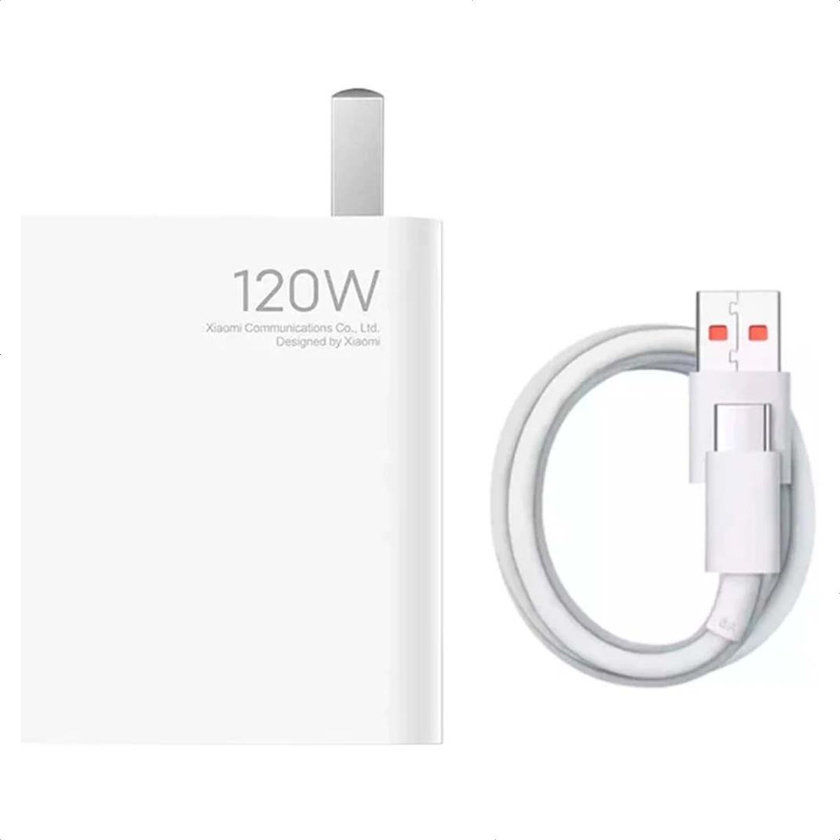 XIAOMI - Xiaomi Turbo Cargador 120W + Cable USB Tipo-C 100% Original