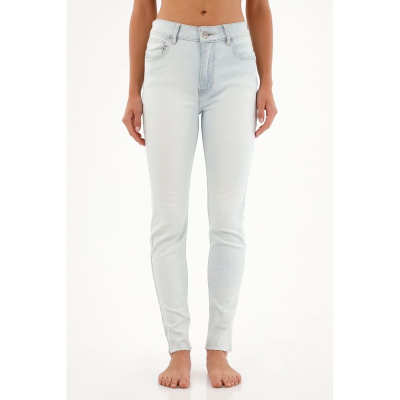 TENNIS - Jean Jegging tiro alto tono ice para mujer
