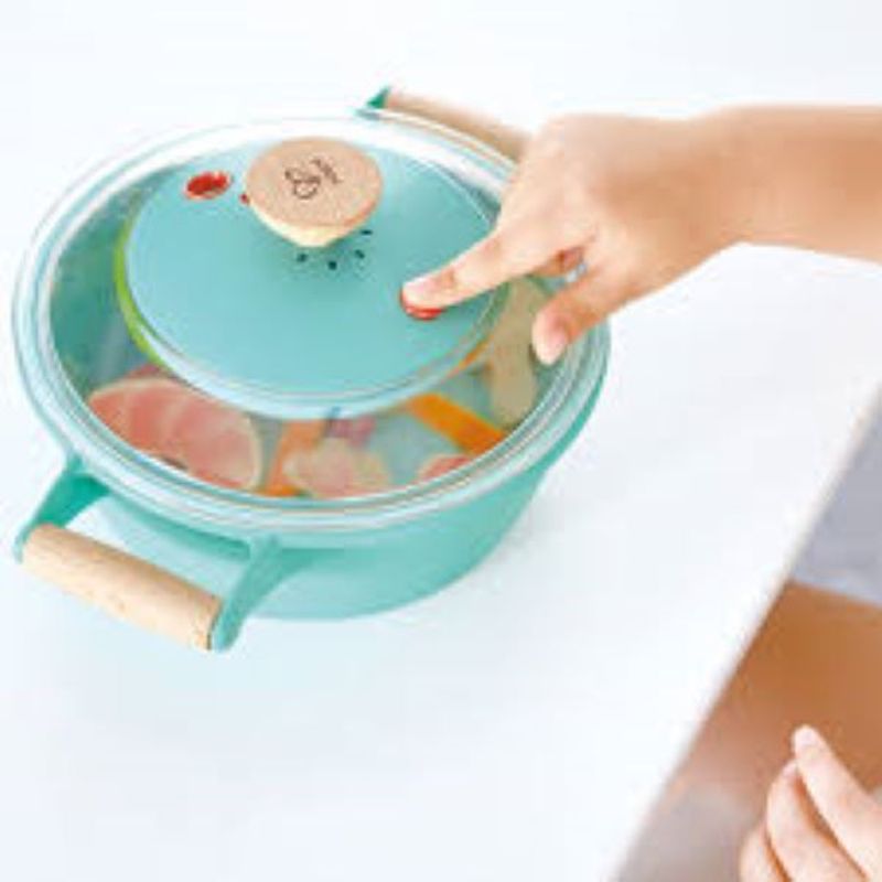 HAPE - JUEGO DE COCINA Y VAPOR PEQUEÑO CHEF