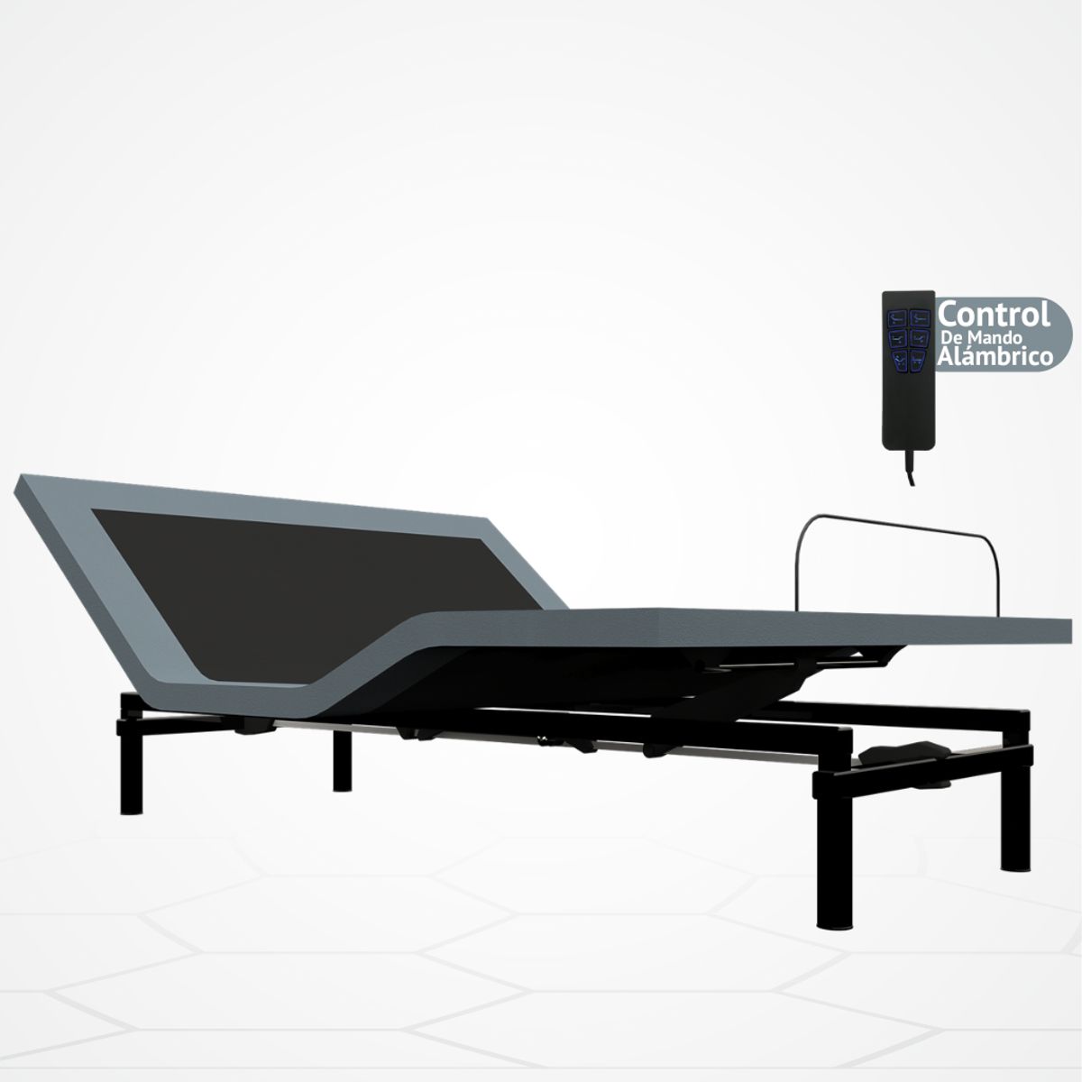 GENERICO - Cama Eléctrica Ajustable EasyBed  Medida 80x190  Sin Colchón