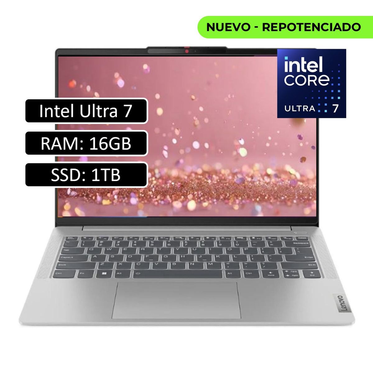 LENOVO - PORTATIL LENOVO INTEL ULTRA 7 155H RAM 16GB SSD 1TB WIN11 HOME 14P