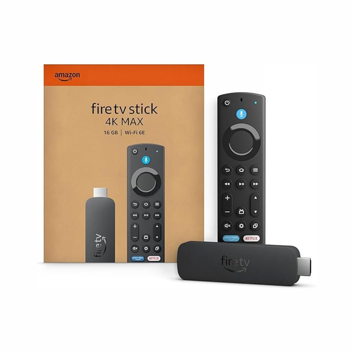 AMAZON - AMAZON TV STICK 4K MAX 16+GB WIFI 6